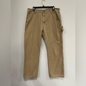Mens Wrangler 94LSWAO Tan Work Pants